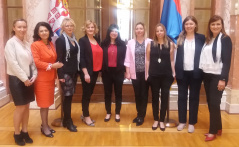 31. октобар 2018. Чланице Женске парламентарне мреже са гошћама из Израела